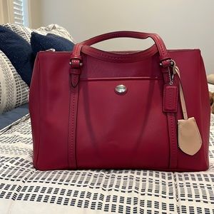 Red Coach Bag